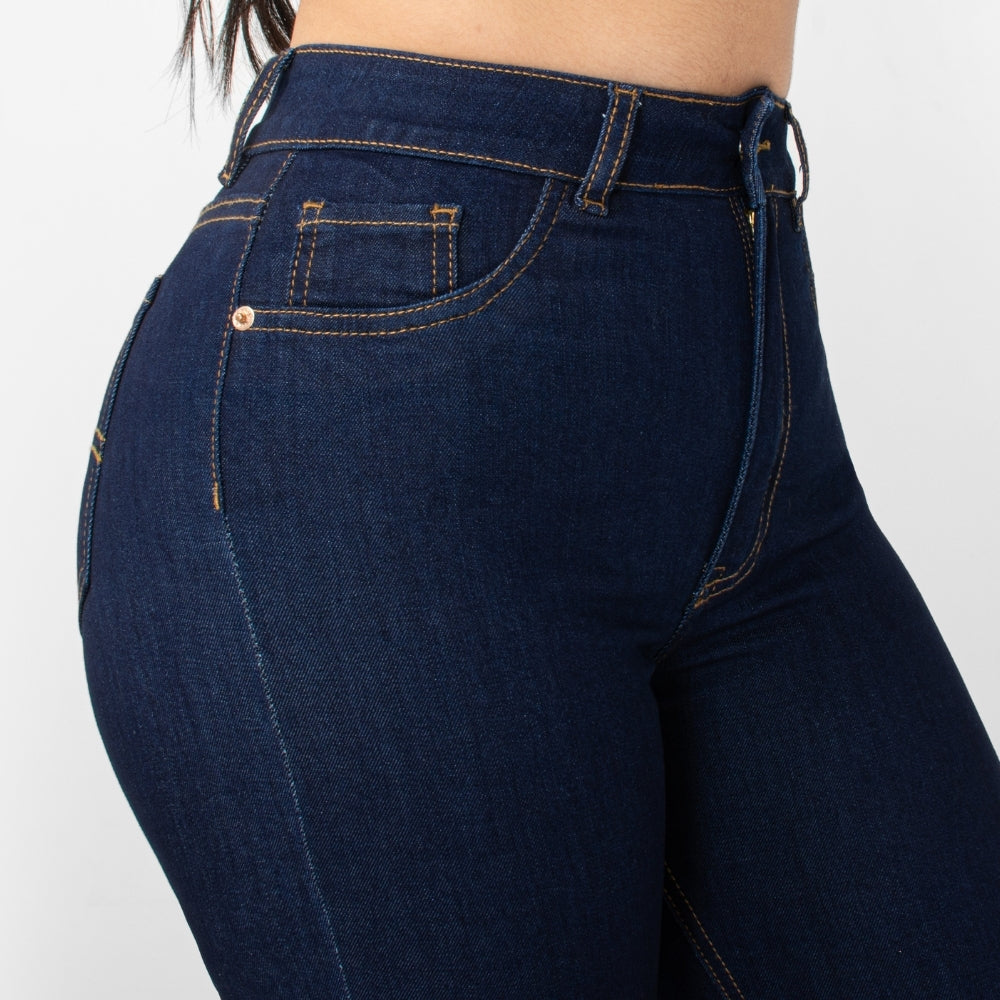 Pantalón Skinny Tipo Importado Oscuro 120100106