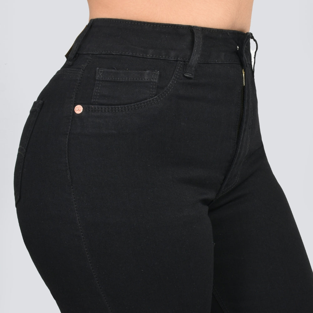 Pantalón Skinny Tipo Importado Negro 120100107
