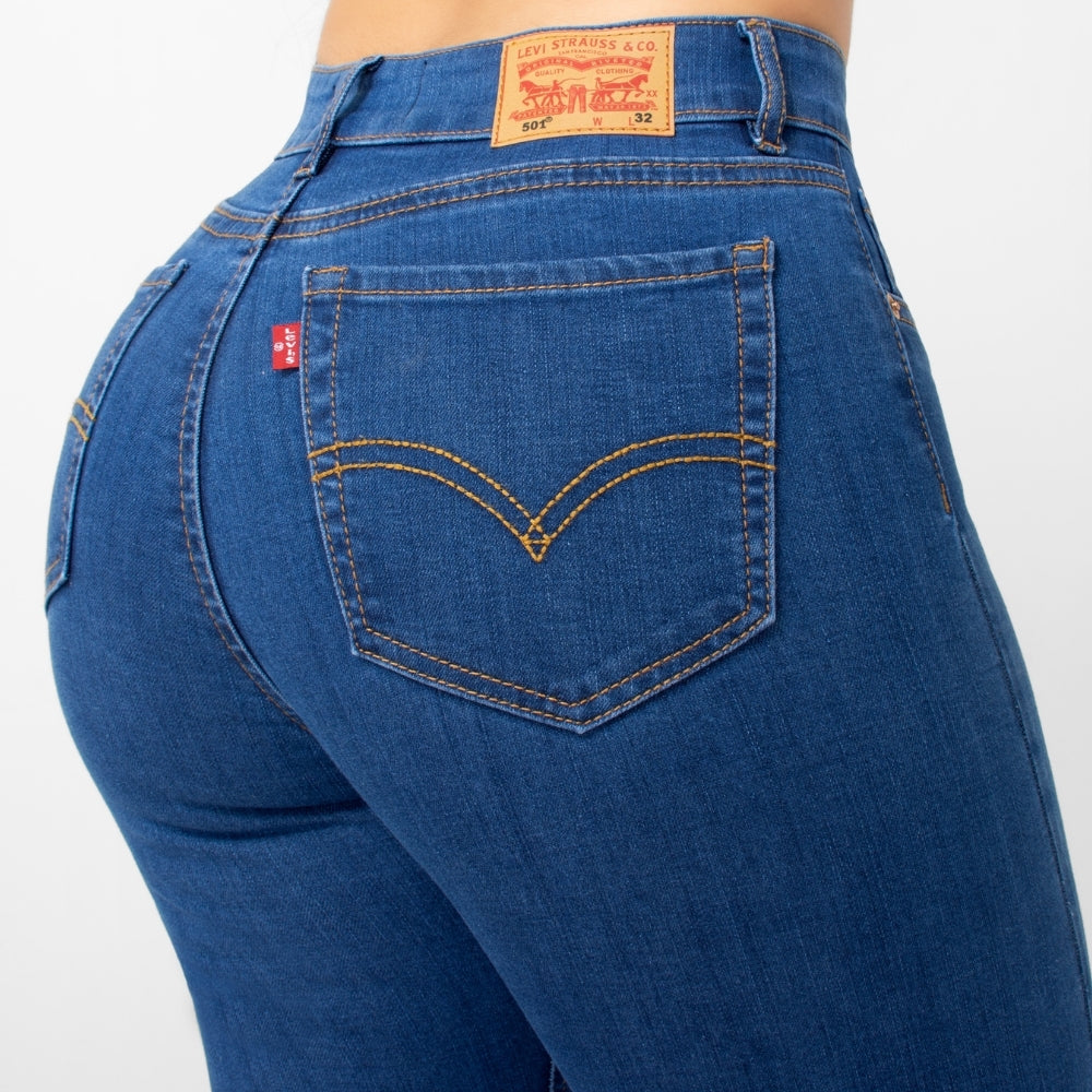 Pantalón Skinny Tipo Importado Claro 120100104