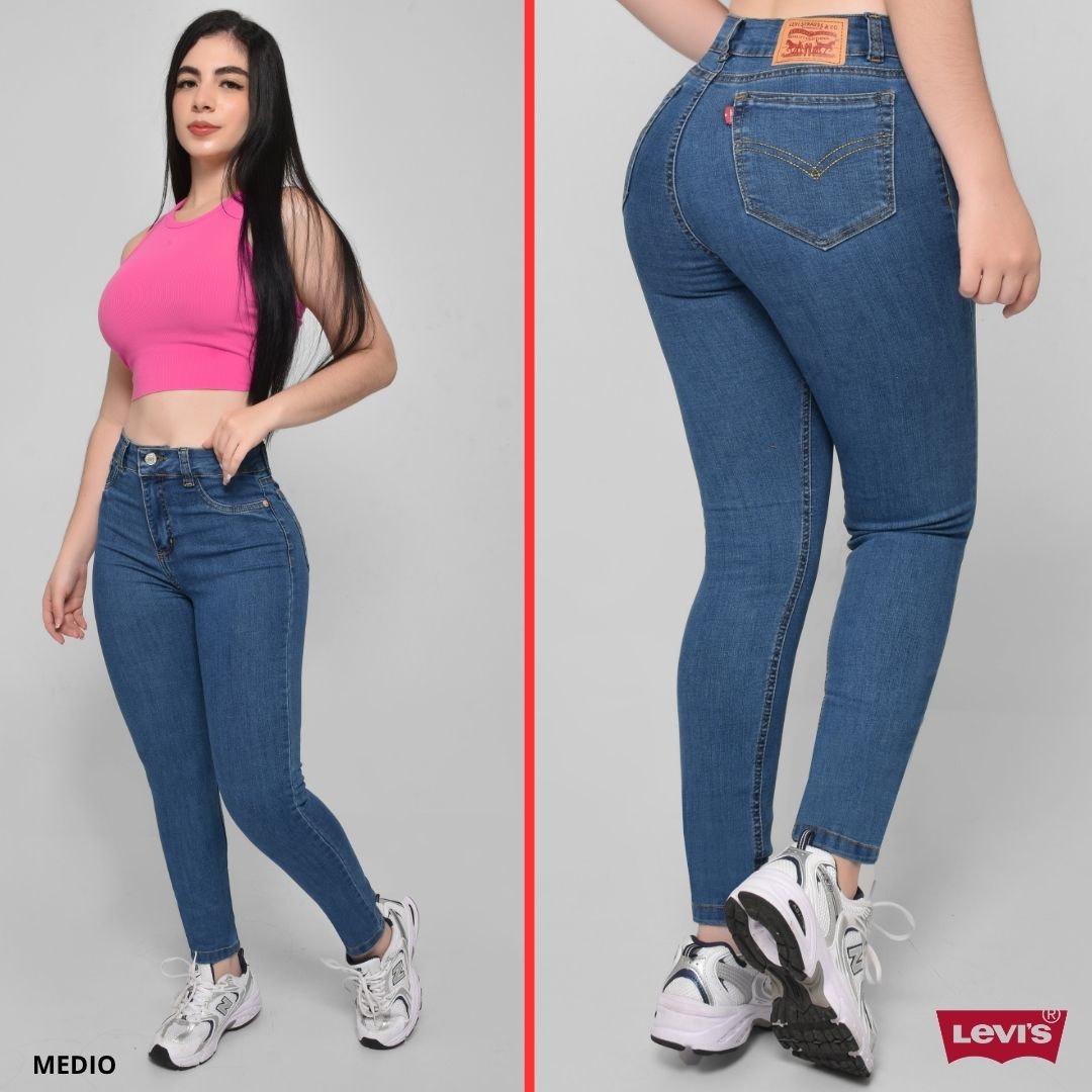 Pantalón Skinny Tipo Importado Medio 120100105