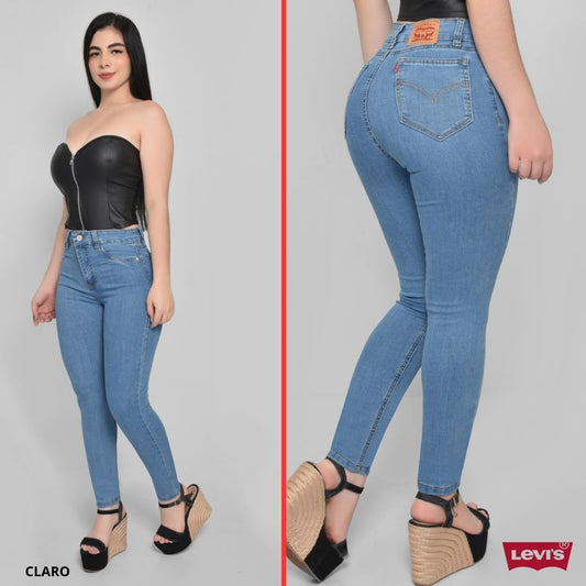 Pantalón Skinny Tipo Importado Claro 120100104