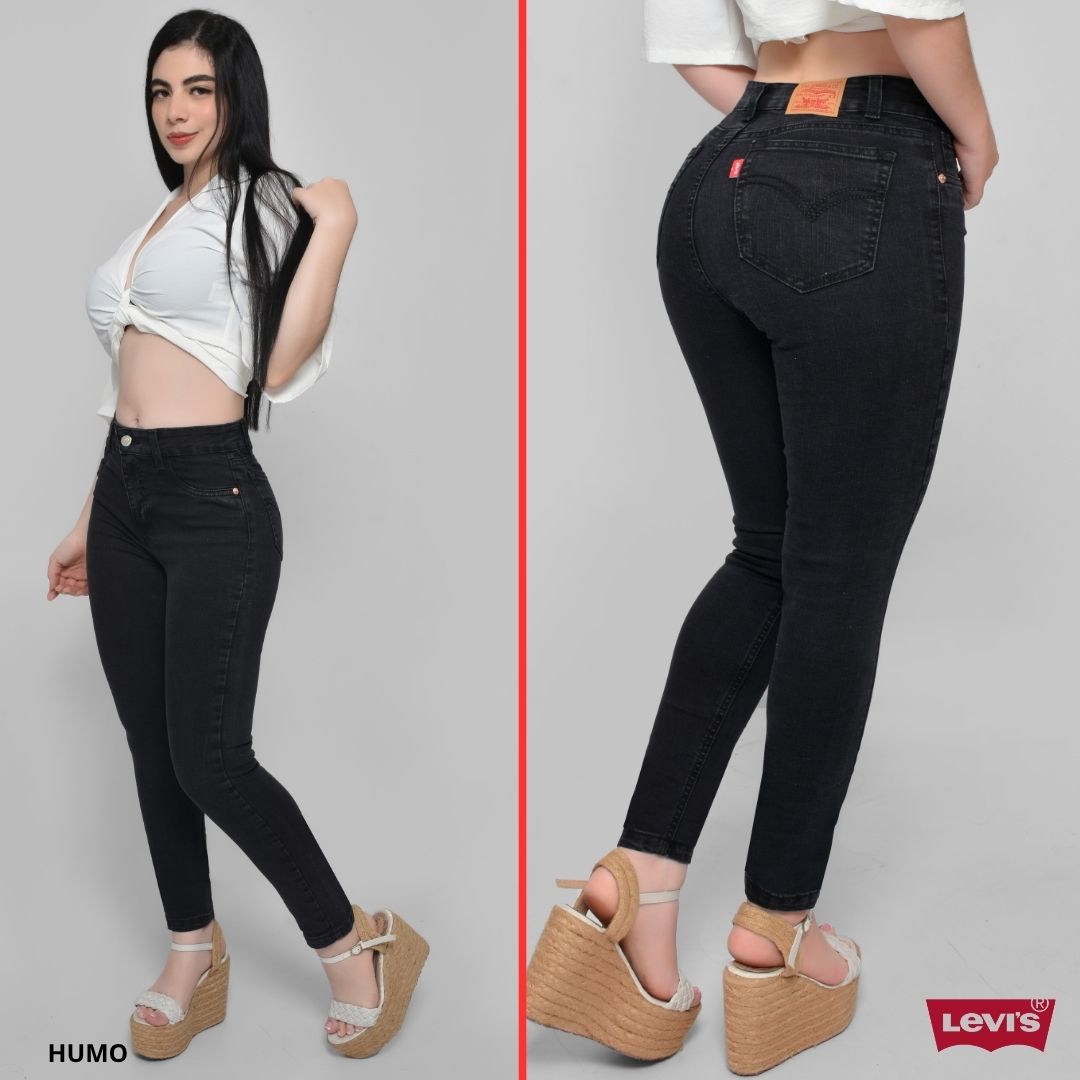 Pantalón Skinny Tipo Importado Humo 120100124