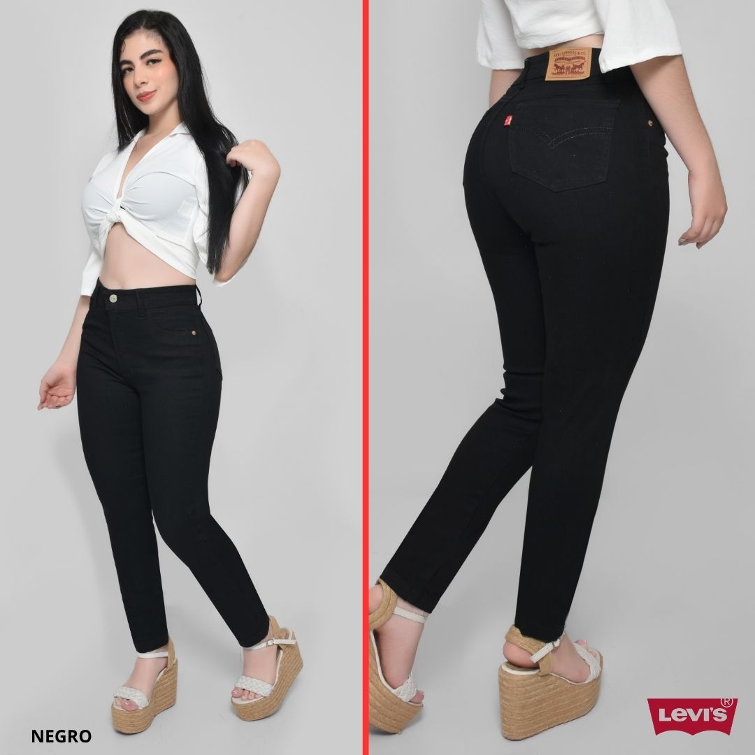 Pantalón Skinny Tipo Importado Negro 120100107